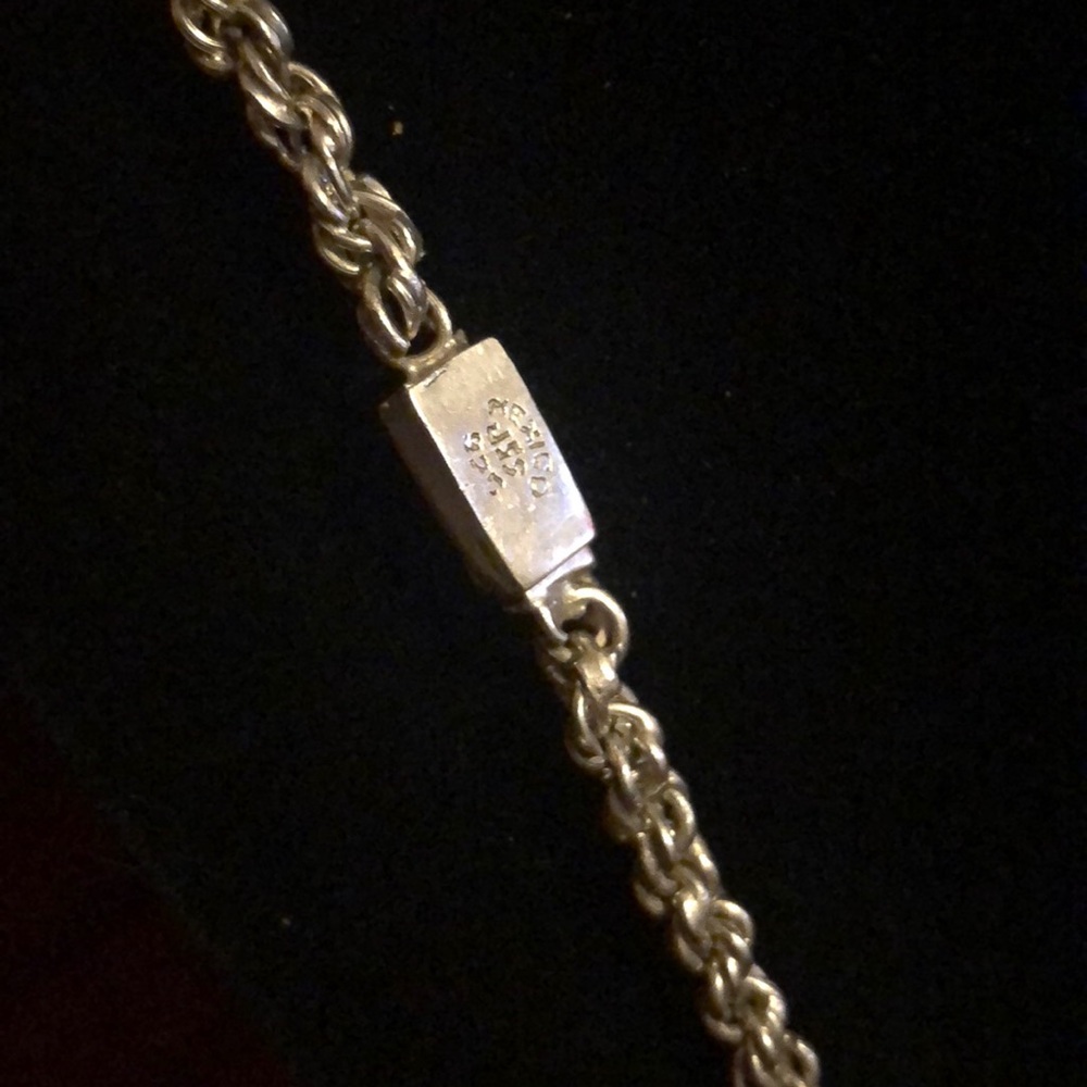 Vintage Sterling Silver Rope Chain - Picture 4 of 6
